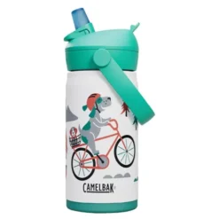 Thrive Flip Straw Kids VSS termosflaska 0,35 L biking dogs