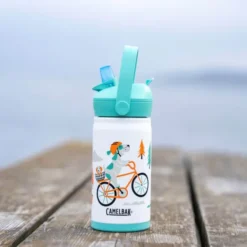 Thrive Flip Straw Kids VSS termosflaska 0,35 L biking dogs