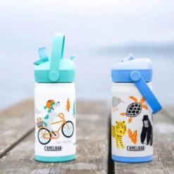 Thrive Flip Straw Kids VSS termosflaska 0,35 L biking dogs