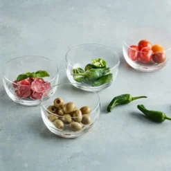 Time skål 10,5 cm 4-pack klar