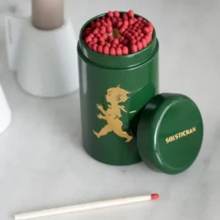 Tändsticksrör 10 cm Grön/Guld