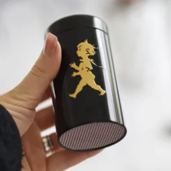 Tändsticksrör 10 cm Svart/Guld