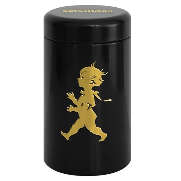 Tändsticksrör 10 cm Svart/Guld