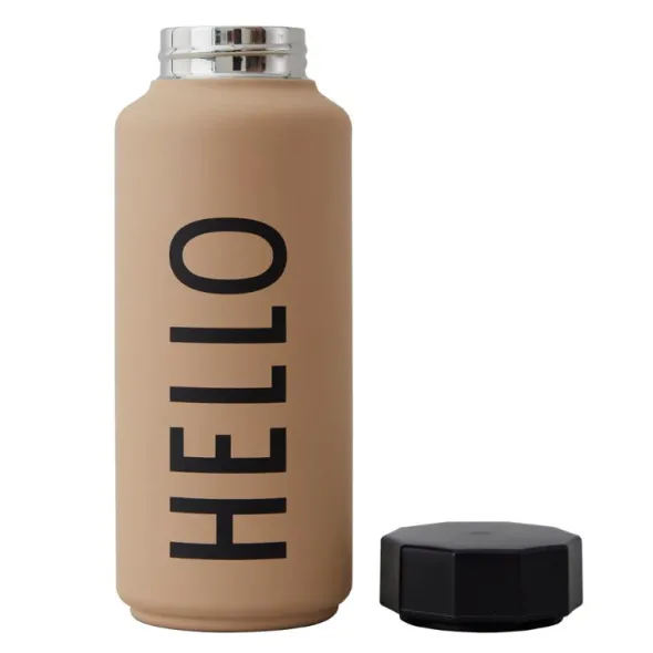 To Go Termoflaska Hello Beige