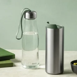 To Go vattenflaska glas 0,5 L Cactus Green