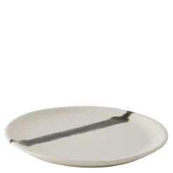 Toledo assiett 17,5 cm vit/svart/grön