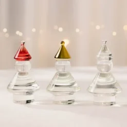 Tomtebarn juldekoration 10 cm med guldmössa