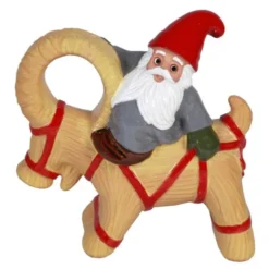 Tomte och Halmbock 23x23 cm
