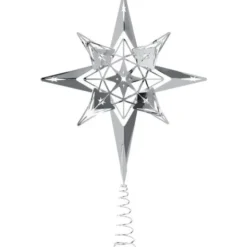 Toppstjärna 32 cm Försilvrad