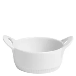 Toulouse ugnsform med handtag 11 cm 23 cl vit