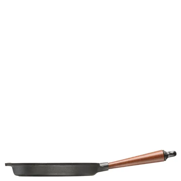Traditional Grillpanna med trähandtag 25 cm