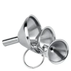 Trattset 3-pack rostfritt stål