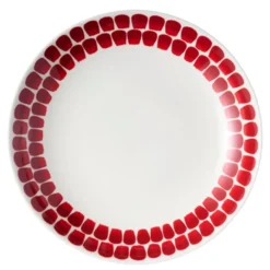 Tuokio tallrik 24 cm röd