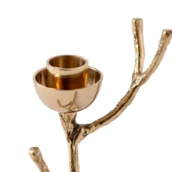 Twiggy ljusstake XS 18 cm guld