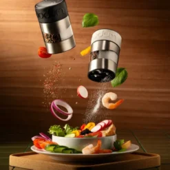 Twin salt- och pepparkvarn 12,5 cm vit