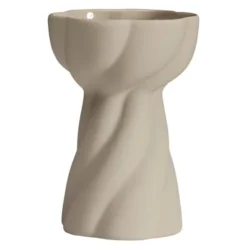 Twist Bulb vas 12 cm sand