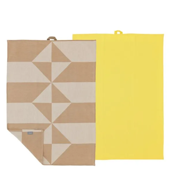 Twist kökshandduk 50x70 cm 2-pack warm taupe