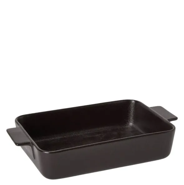 Ugnsform porslin 31x18 cm svart