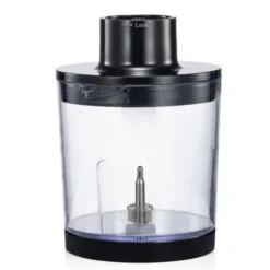 Ultimate hackskål med lock 0,5 L klar svart
