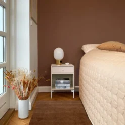 Unicolor golvmatta 90x60 cm cognac