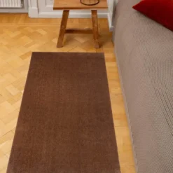 Unicolor golvmatta 120x67 cm cognac