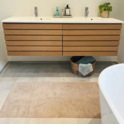 Unicolor golvmatta 120x67 cm ivory