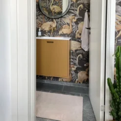 Unicolor golvmatta 90x60 cm ivory