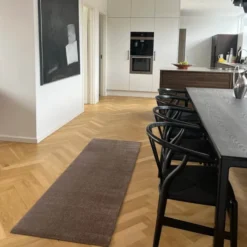 Unicolor golvmatta 200x90 cm sand/beige