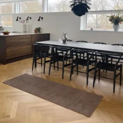 Unicolor golvmatta 200x90 cm sand/beige