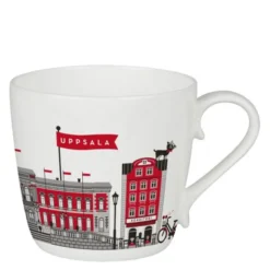 Uppsala Mugg 30 cl Röd