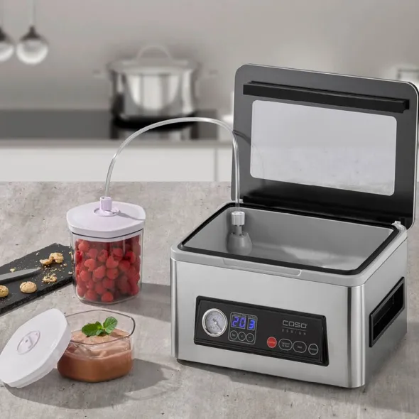VacuChef 50 kammarvakuummaskin silver/svart