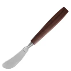 Valnøtt smörkniv 18 cm stål/valnöt