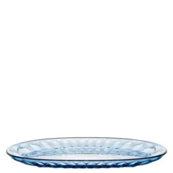 Vanity serveringsfat ovalt 45 cm bioplast sky blue