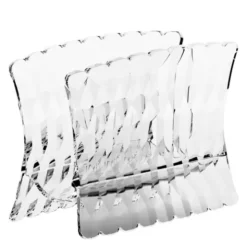 Vanity servetthållare 15 cm bioplast klar