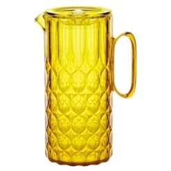 Vanity tillbringare med lock 1,75 L bioplast Saffron yellow