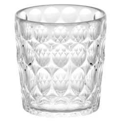 Vanity tumbler låg 36 cl bioplast Mönster 1 Klar