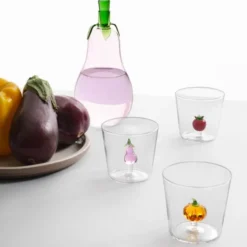 Vegetables vattenglas 35 cl aubergine