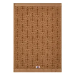 Velour jacquard handduk 30x50 cm ornament fudge