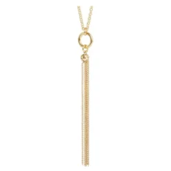 Vibrance halsband långt Shimmer guld