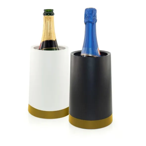 Vinkylare med Separat Gel Svart/Guld