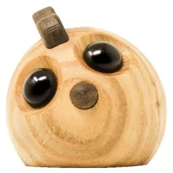 Viola kyckling träfigur 5 cm ask/valnöt