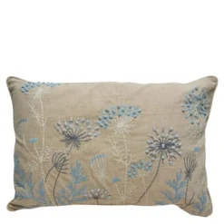 Visilia kuddfodral 60x40 cm linne/blå
