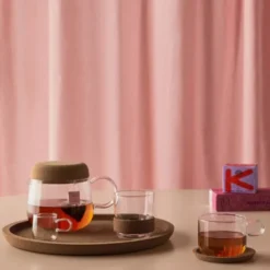 Viva espressokopp med fat 8 cl 2-pack