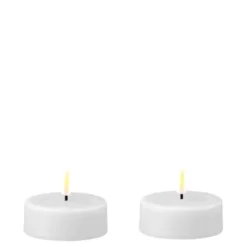 Värmeljus Jumbo Led 6,1cm 2-pack Vit