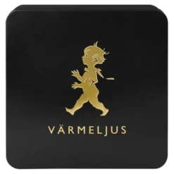 Värmeljuslåda för 100 ljus Svart/Guld
