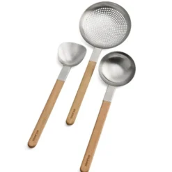 Vulcano wokredskap stekspade 39,5 cm stål/ek