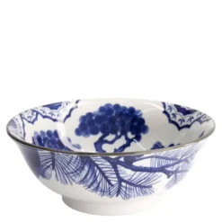 Wa Mixed bowls skål pine 20,5 cm blue/white