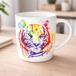 Watercoloured mugg 40 cl Tiger