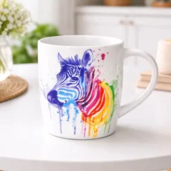 Watercoloured mugg 40 cl Zebra