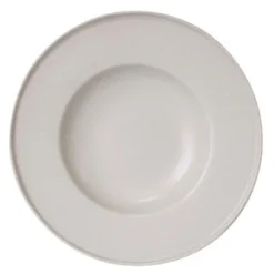 White Satin Tallrik Djup 29 cm White Snow
